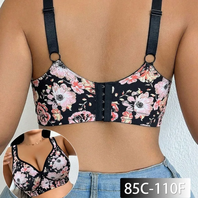 Plus Size Women Bra Lace Push  - Minimizer Bra Women review and price