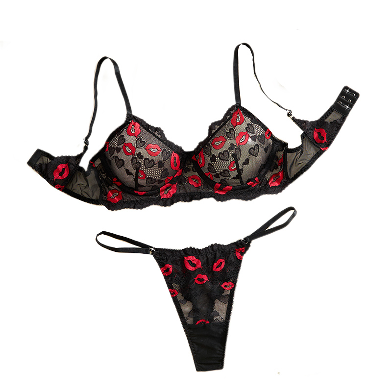 Transparent Lace Underwear Sex - Lace Bralette Set review and price