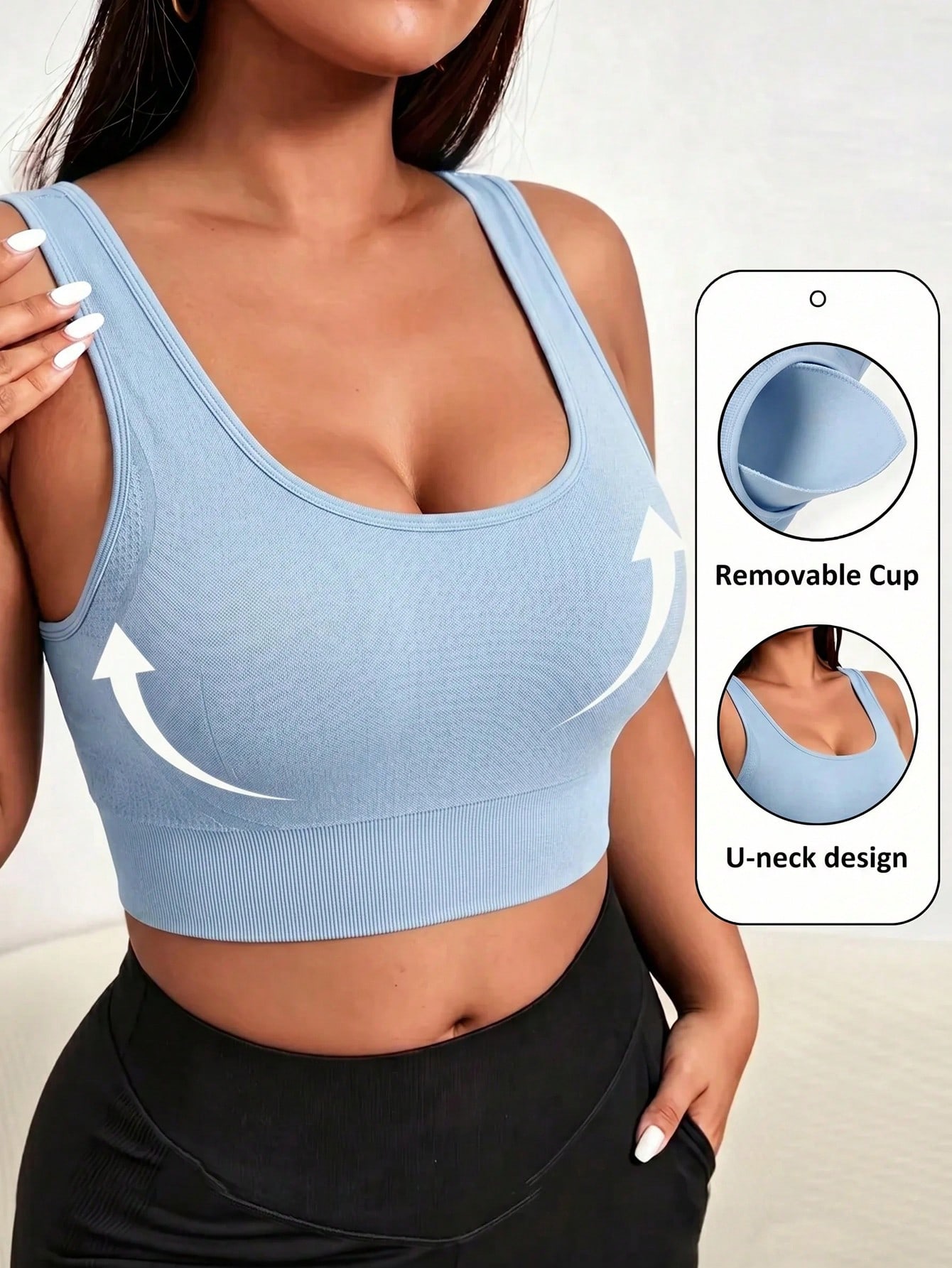 Plus Size Seamless Sports Bra  - Sports Bra Racerback review and price