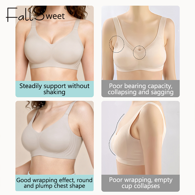 FallSweet Women Push-Up Seamle - Mastectomy Bra Pocket review and price