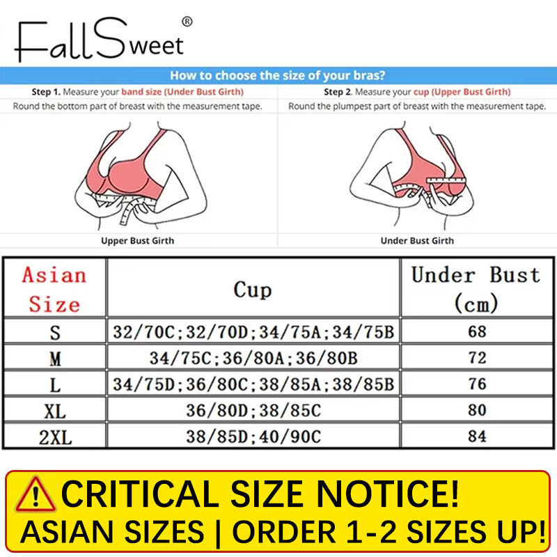 Fallsweet Seamless Front Closu - Mastectomy Bra Pocket review and price