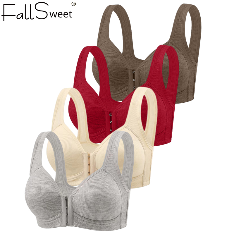 Fallsweet Seamless Front Closu - Mastectomy Bra Pocket review and price