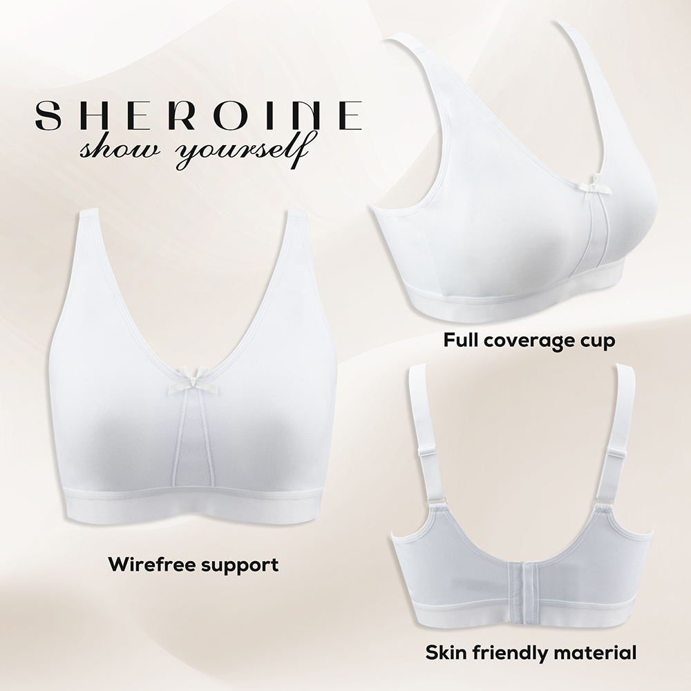 Sheroine Plus Size Women Wirel - Mastectomy Bra Pocket review and price
